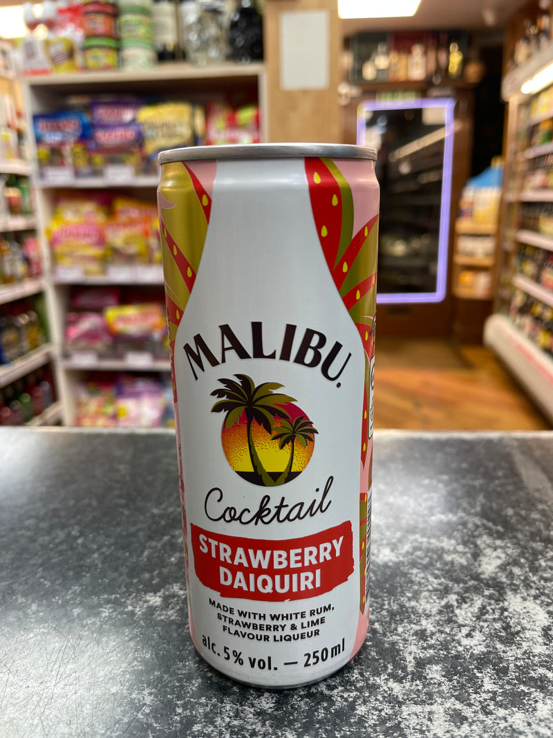 Malibu Strawberry Daiquiri Can 250ml