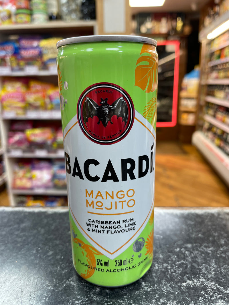 Bacardi Mango Mojito Can 250ml