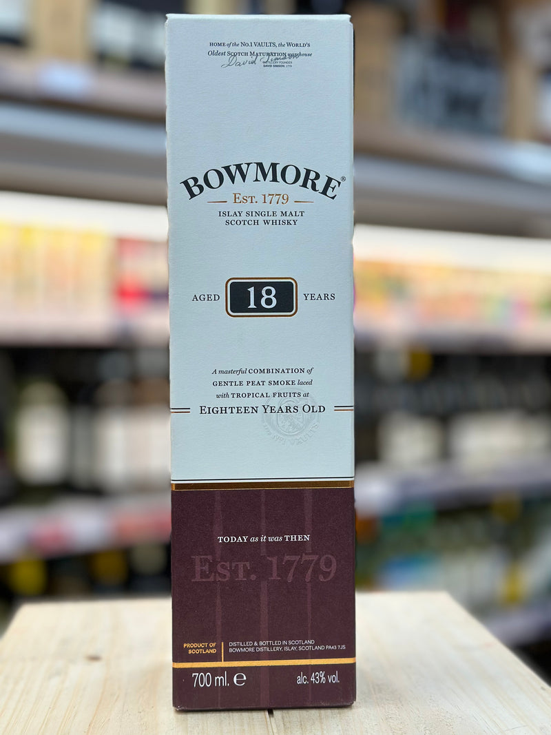 Bowmore Islay Single Malt Scotch Whisky 18 Years Old 70cl