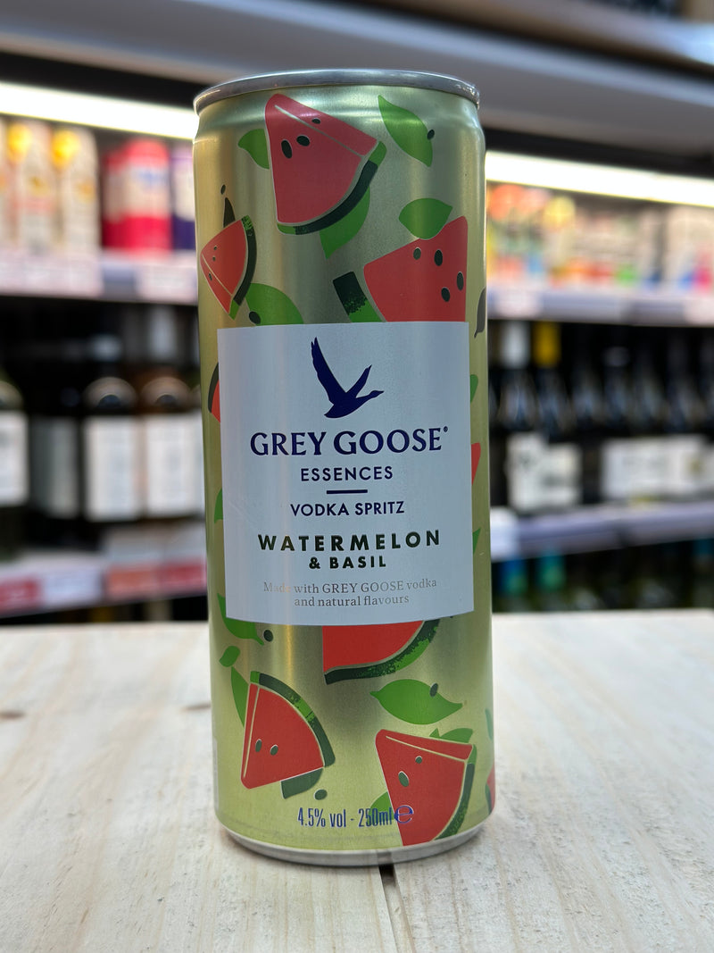 Grey Goose Vodka Spritz Watermelon & Basil Pre Mixed Can 250ml