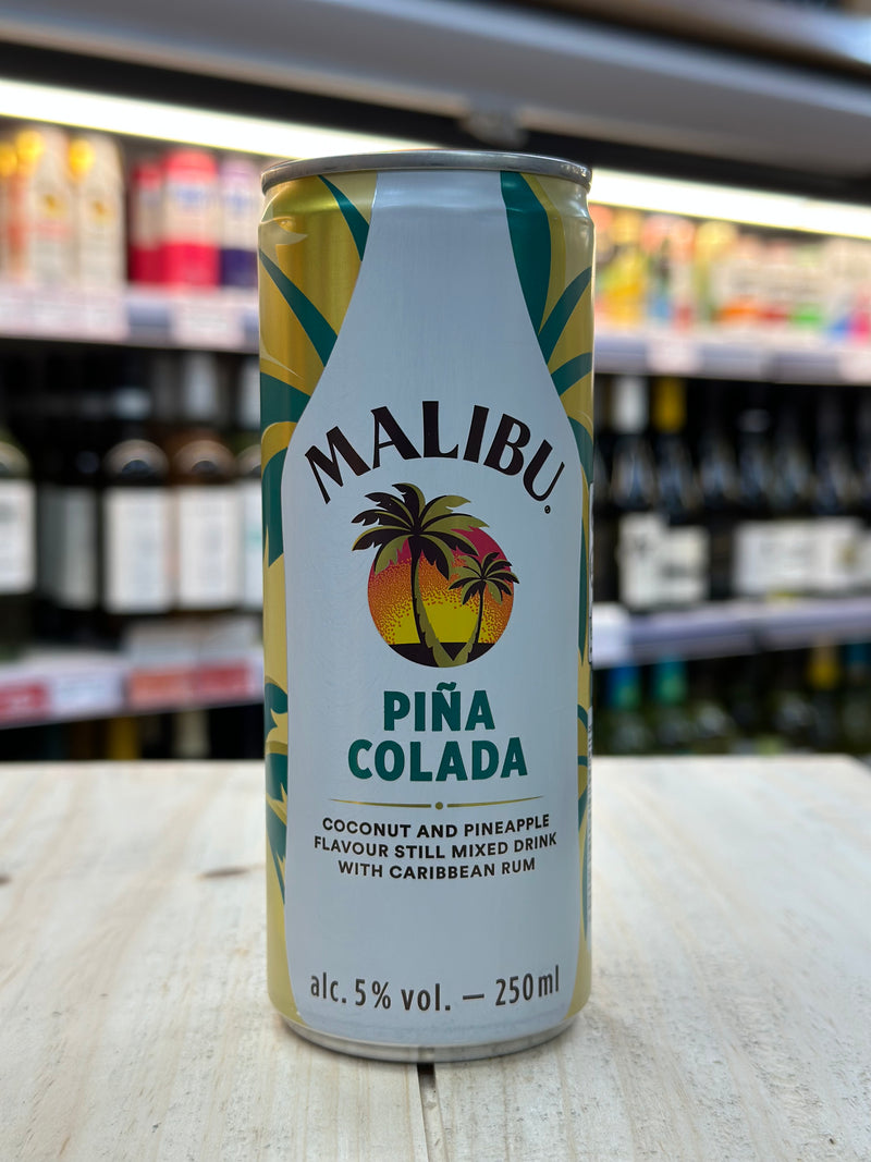 Malibu Pina Colada Pre Mixed Can 250ml