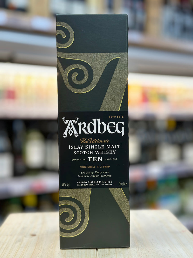 Ardbeg Islay Single Malt Scotch Whiskey 10 Years Old 70cl