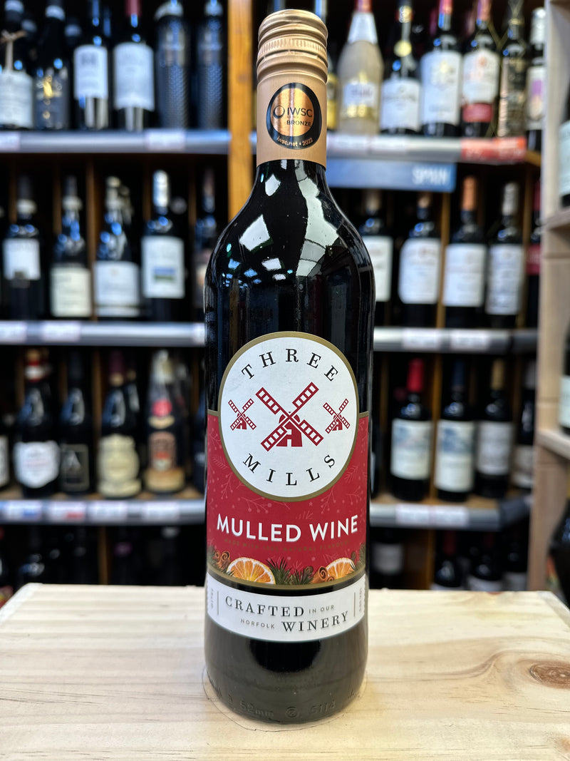 Three Mills Mulled Wine 75cl