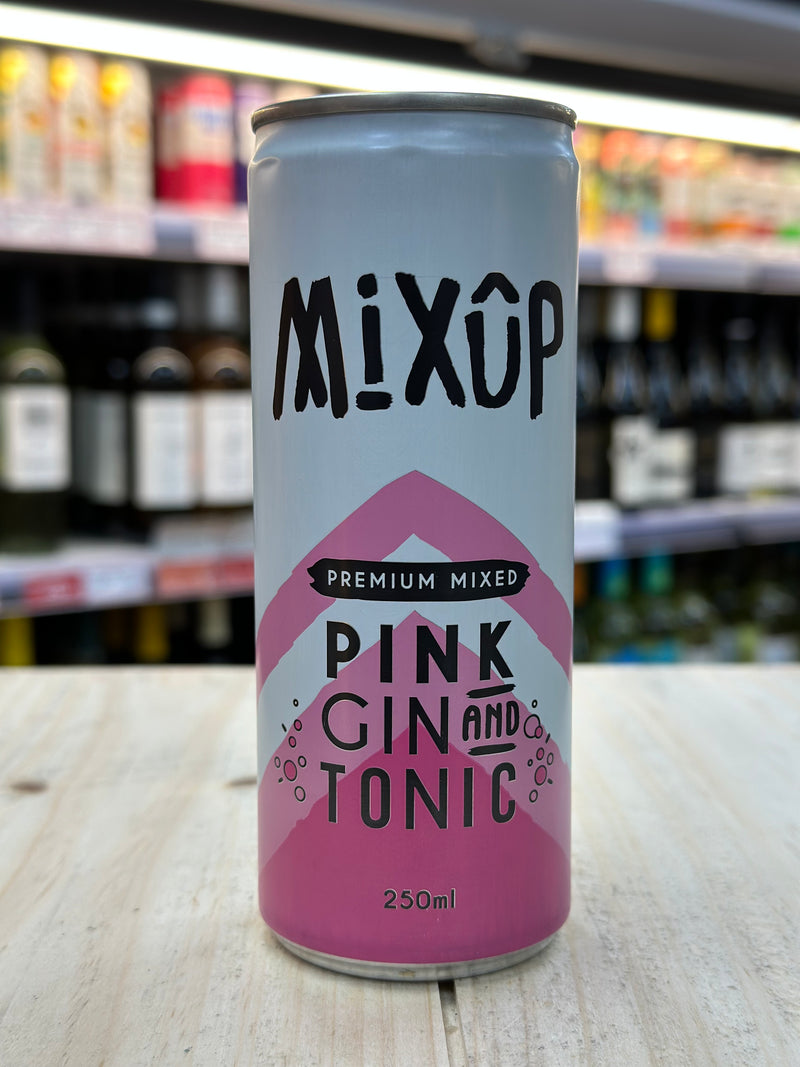 MixUp Pink Gin & Tonic Pre Mixed Can 250ml