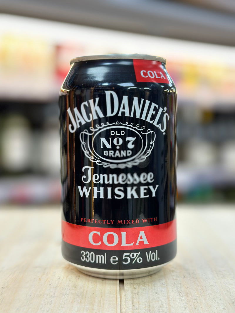 Jack Daniel’s & Cola Pre Mixed Can 330ml