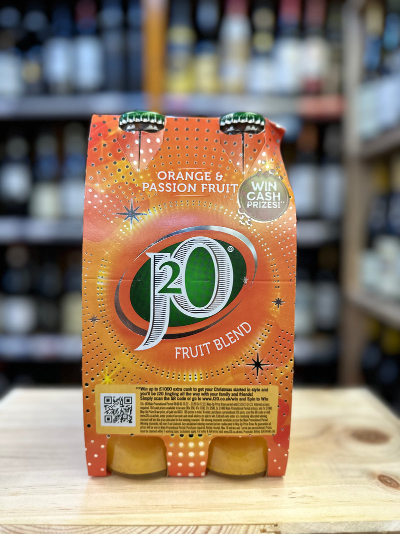 J2O Fruit Blend Orange & PassionFruit 4x275ml